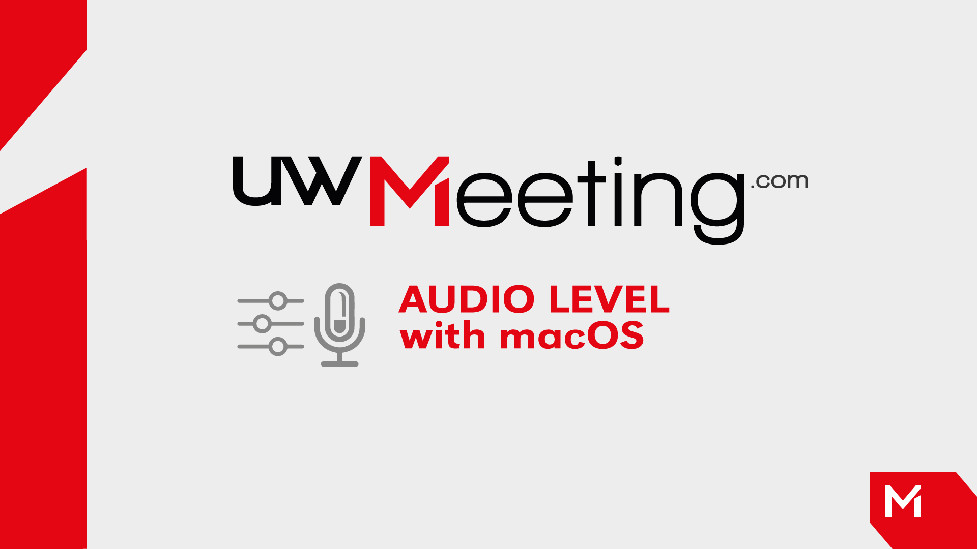 macOS - mic level