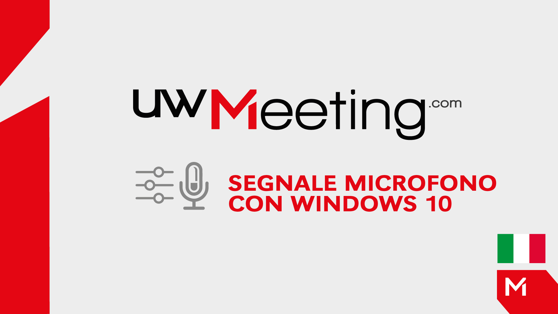 Windows - livello mic